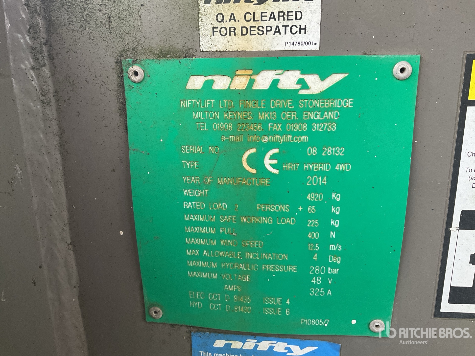 General Appearance with Numer seryjny/numer identyfikacyjny pojazdu