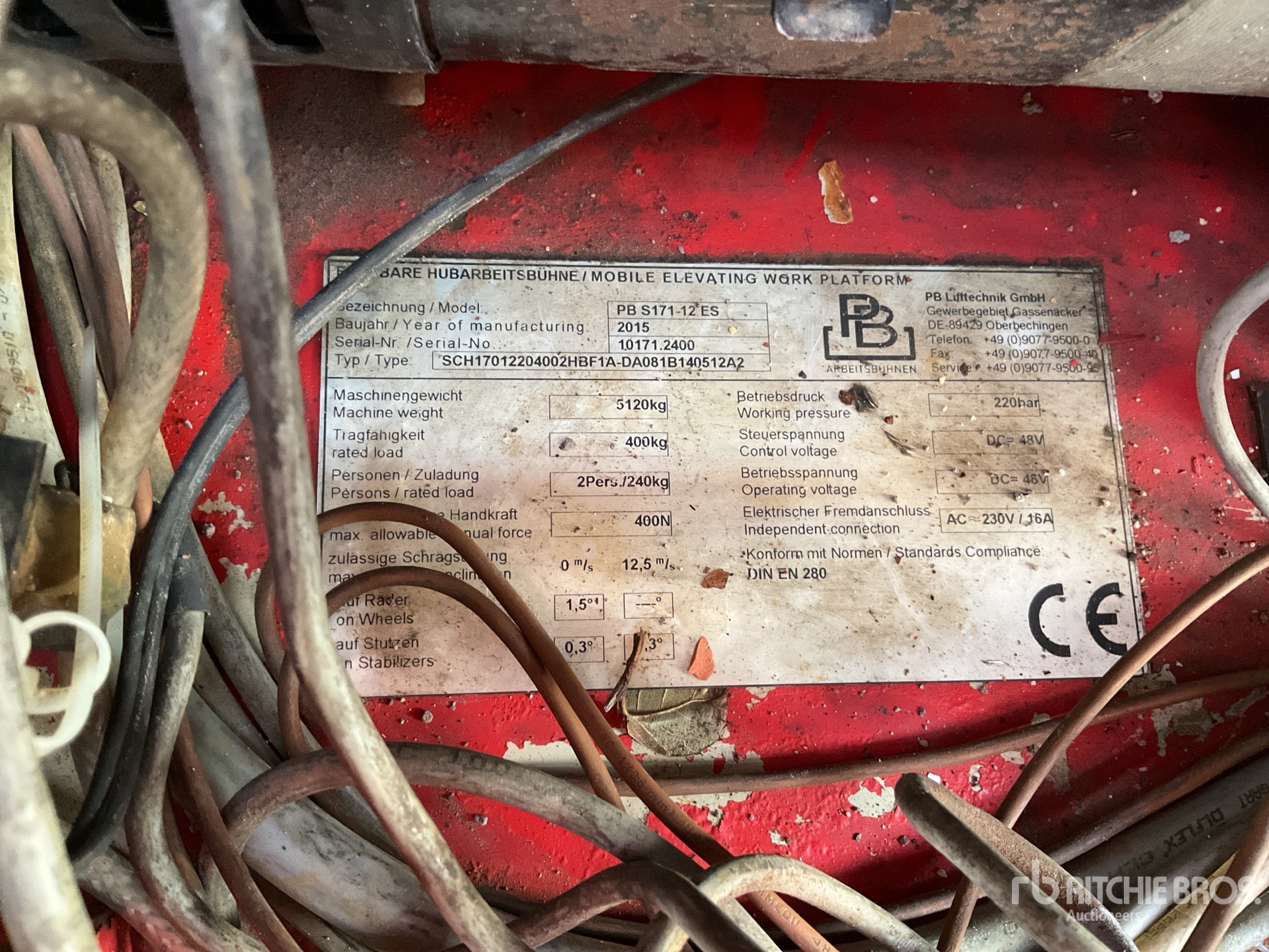 General Appearance with N.º de serie/VIN