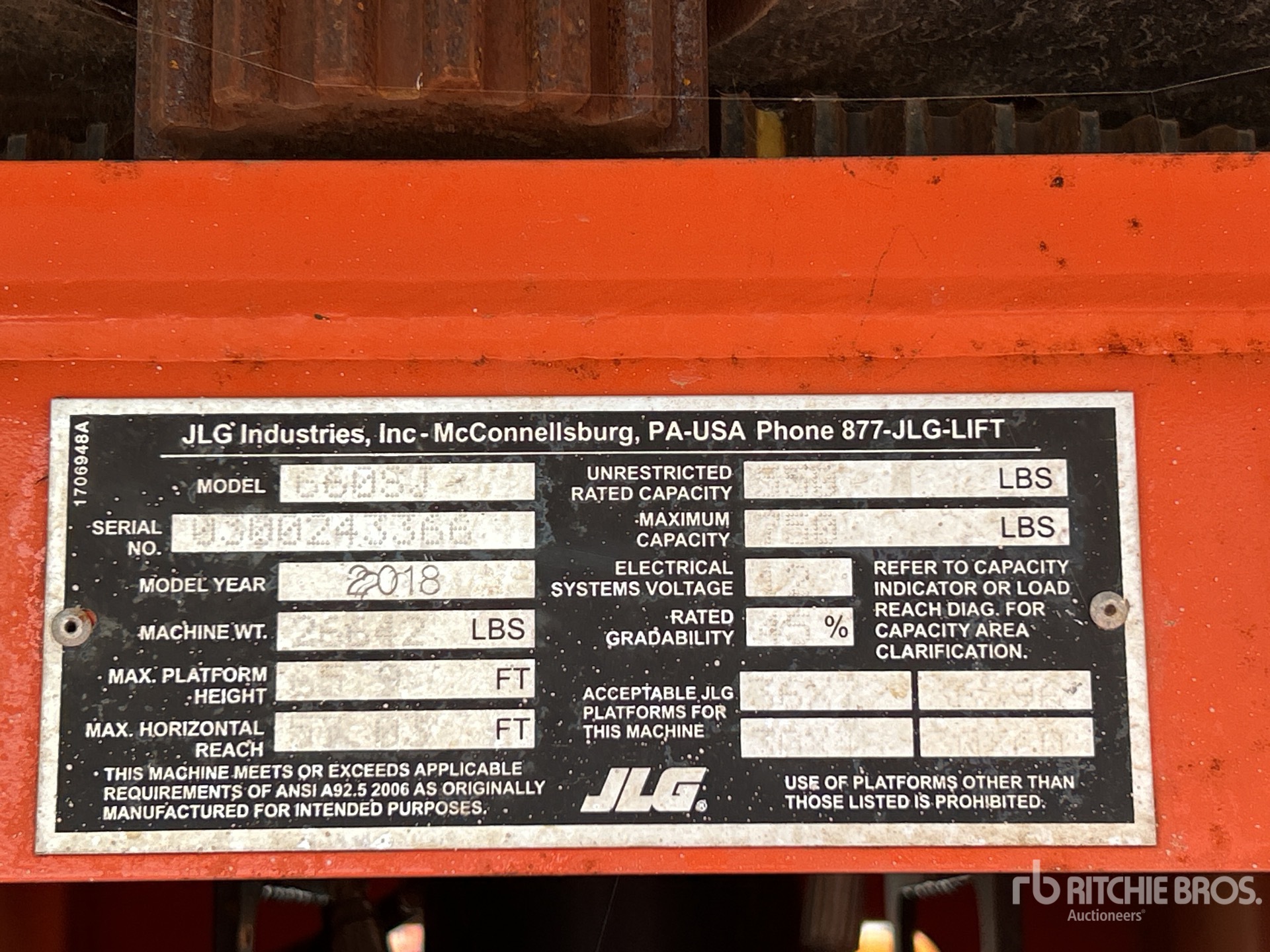 General Appearance with Seriennummer / FIN