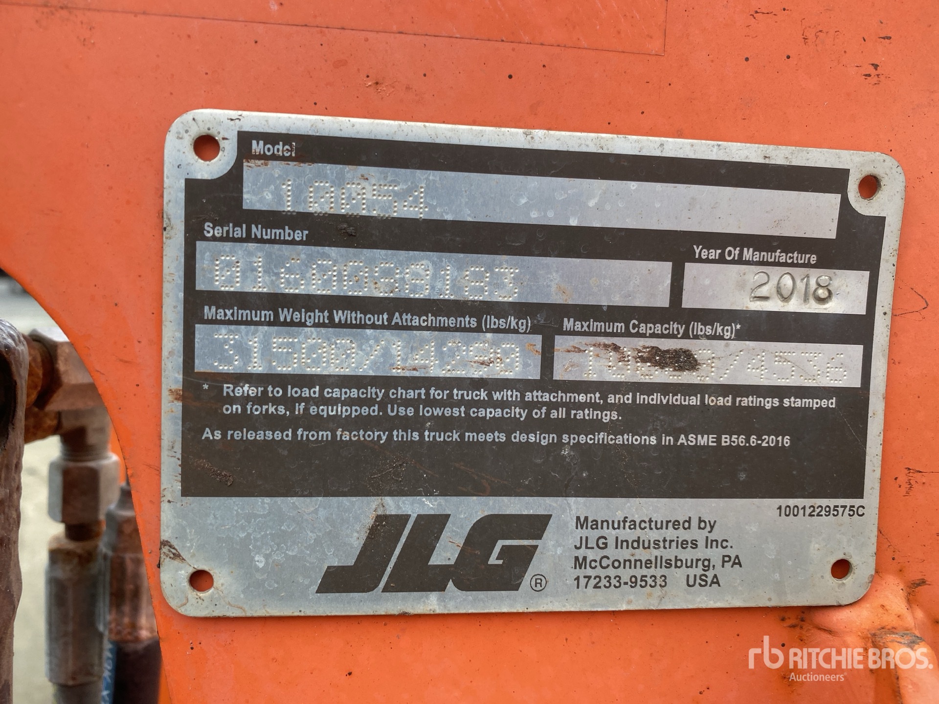 General Appearance with N.º de serie/VIN