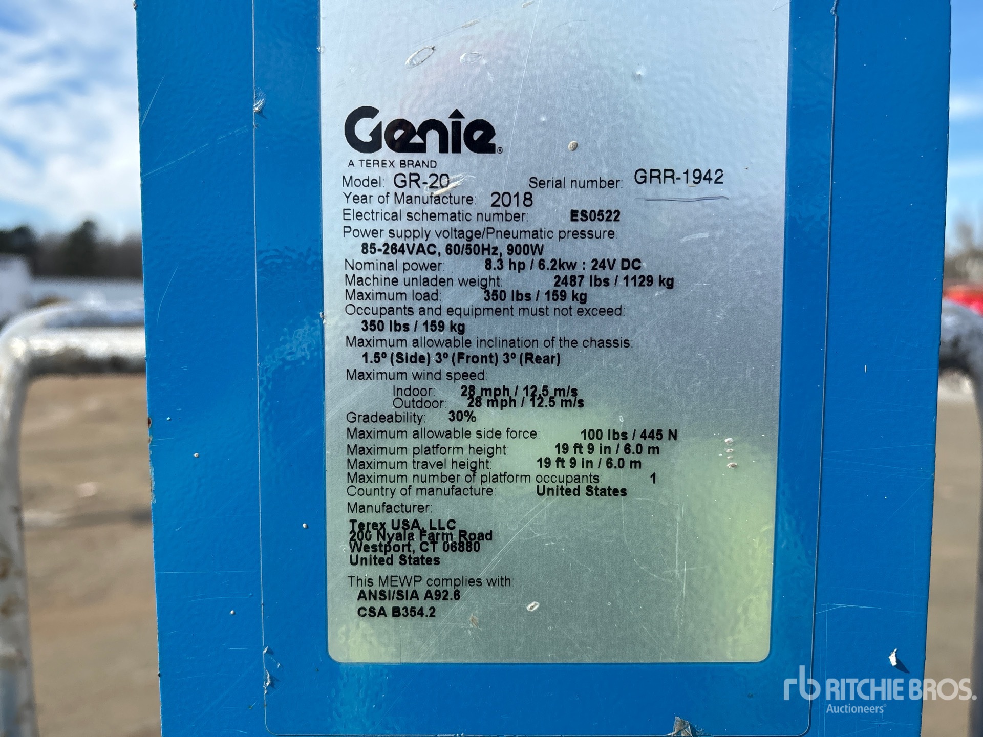 General Appearance with Seriennummer / FIN