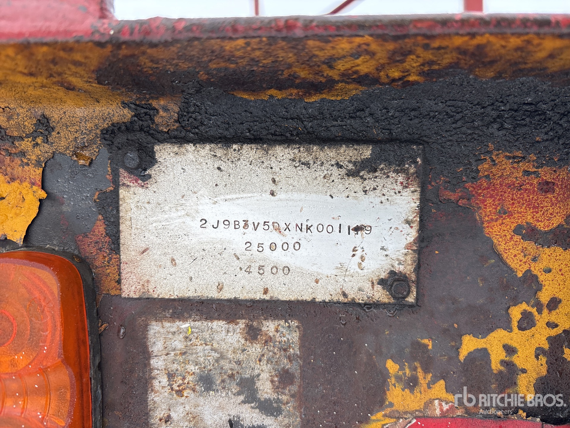 General Appearance with Numer seryjny/numer identyfikacyjny pojazdu