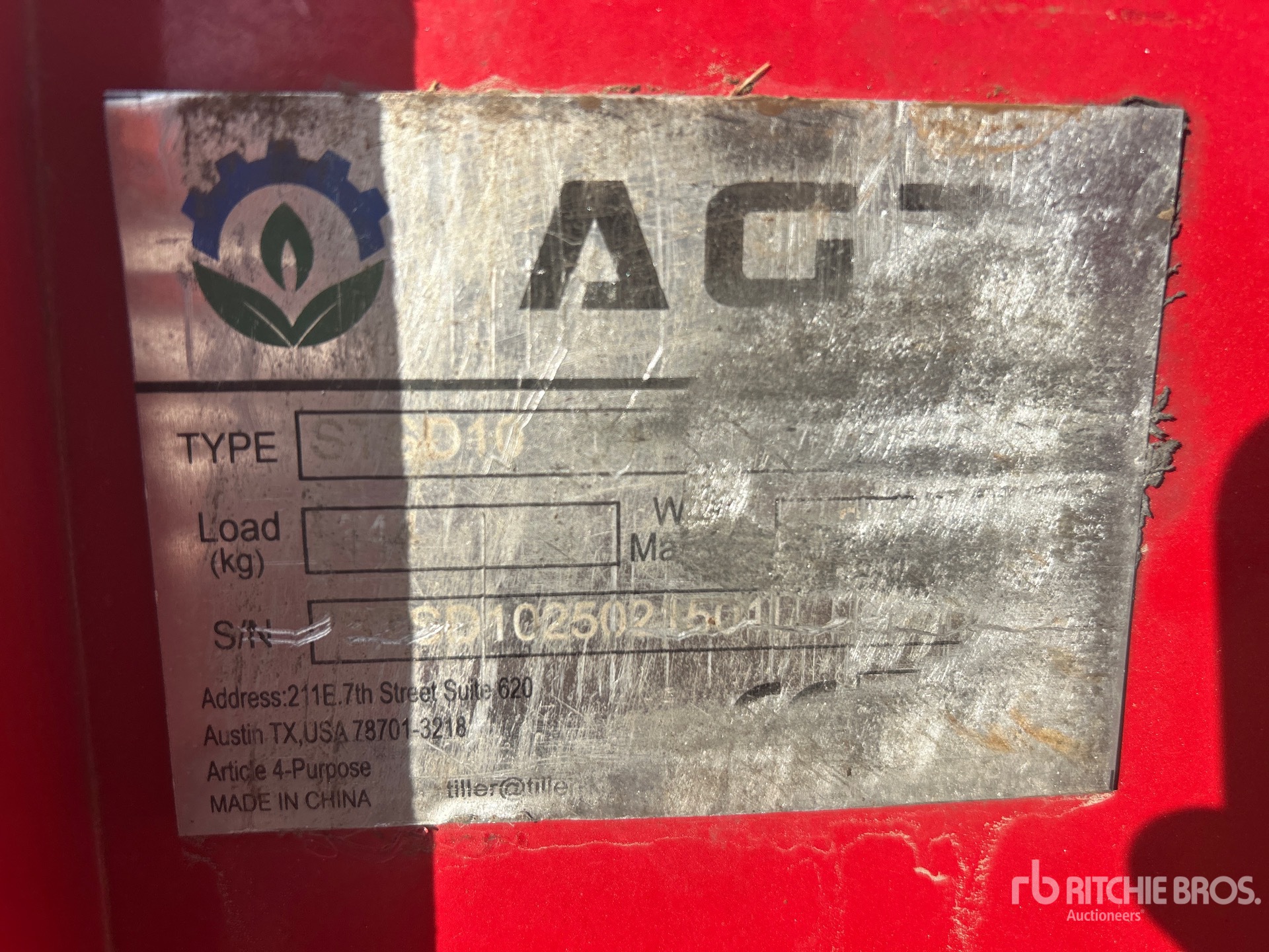 General Appearance with N.º de serie/VIN