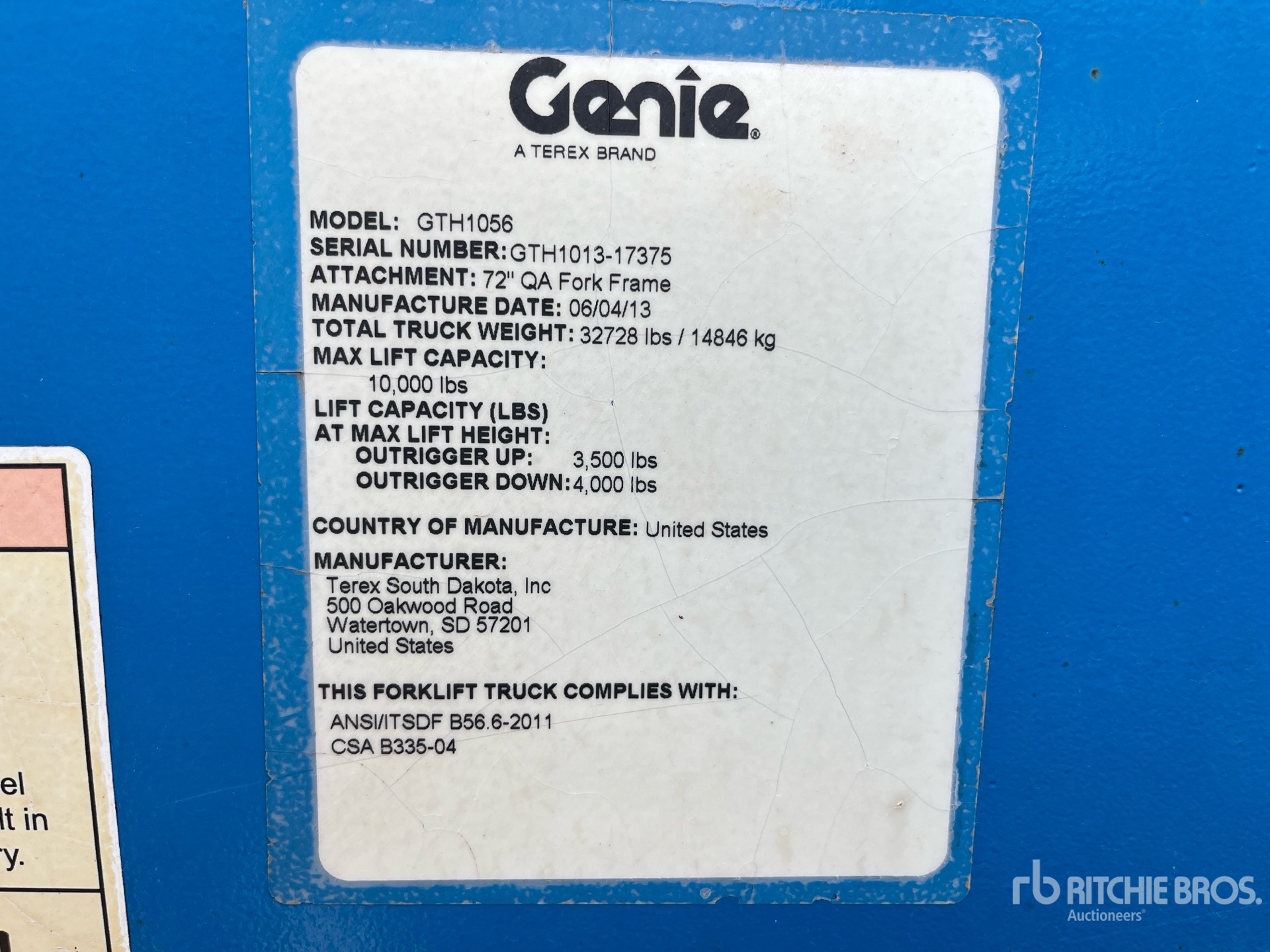 General Appearance with Seriennummer / FIN