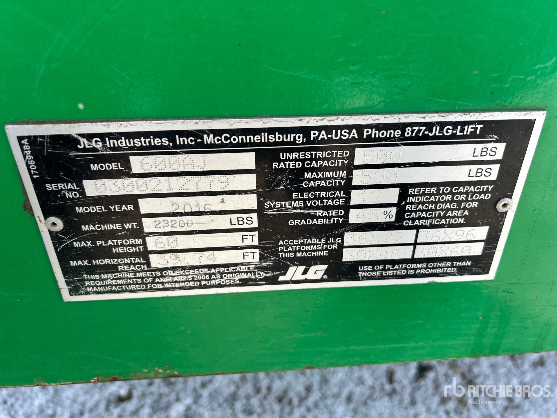 General Appearance with N.º de serie/VIN