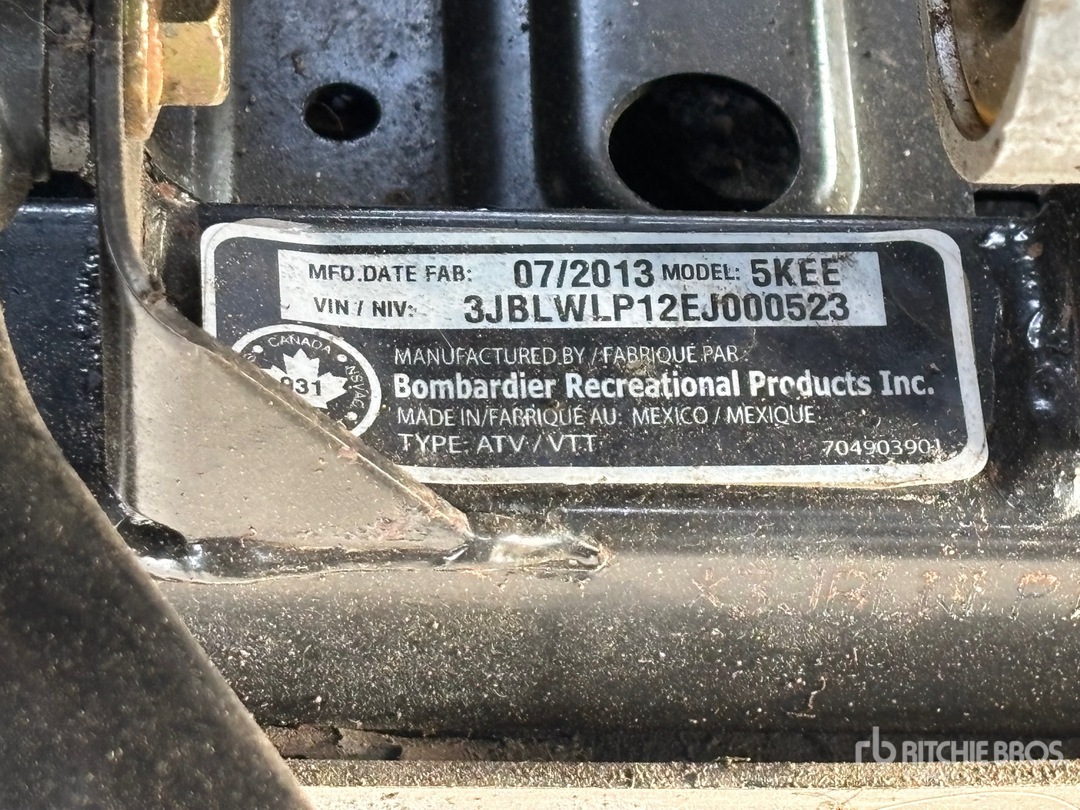 General Appearance with N.º de serie/VIN