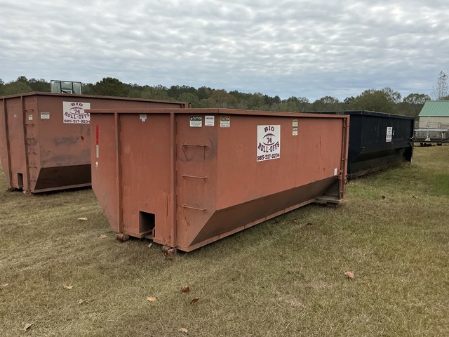 Quantity of (2) Nedland 14 ft 0 in 14 ft Roll-off Container 20 cu yd Roll-Off Container