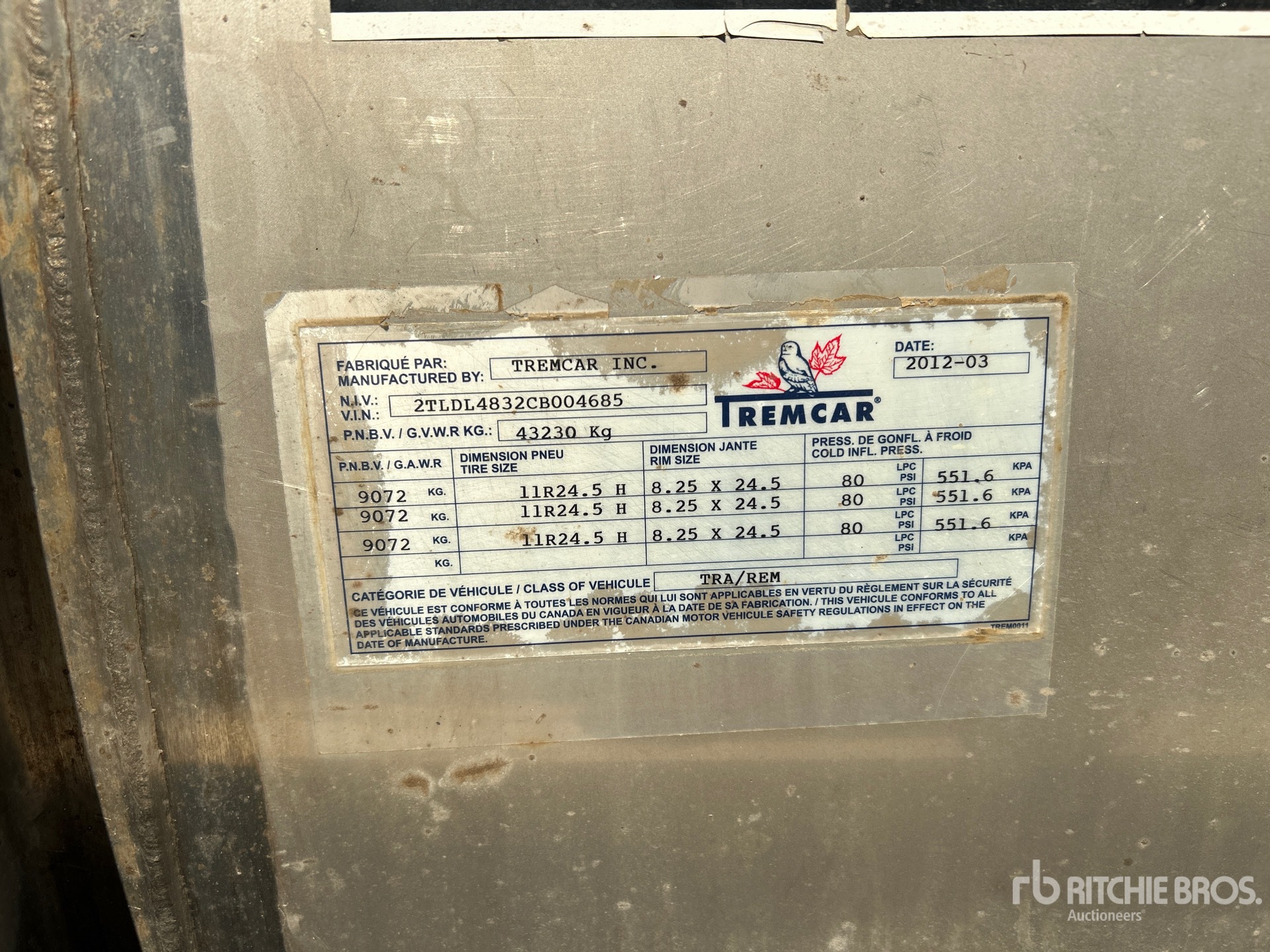 General Appearance with Seriennummer / FIN