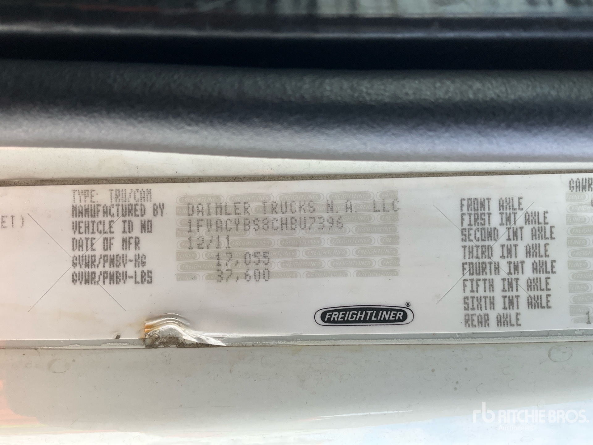 General Appearance with N.º de serie/VIN