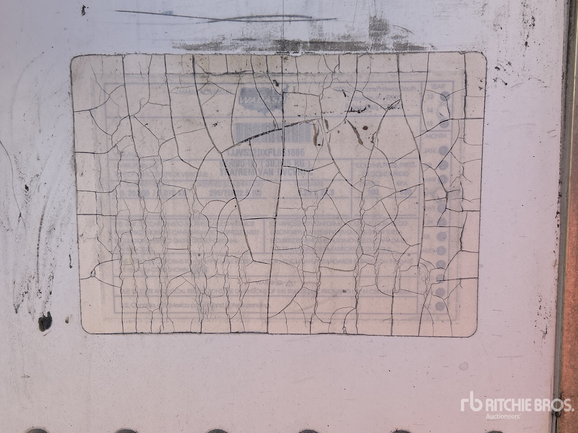 General Appearance with N.º de serie/VIN