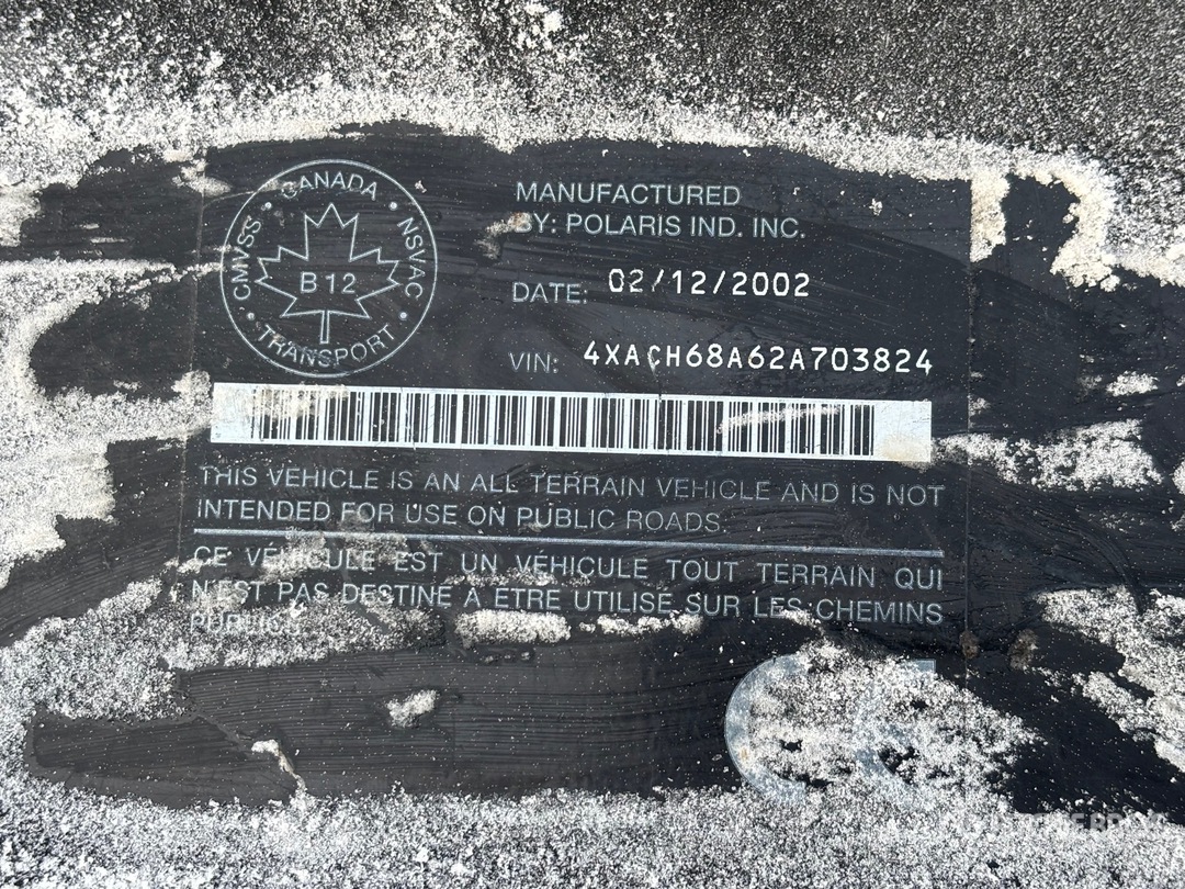 General Appearance with N.º de serie/VIN