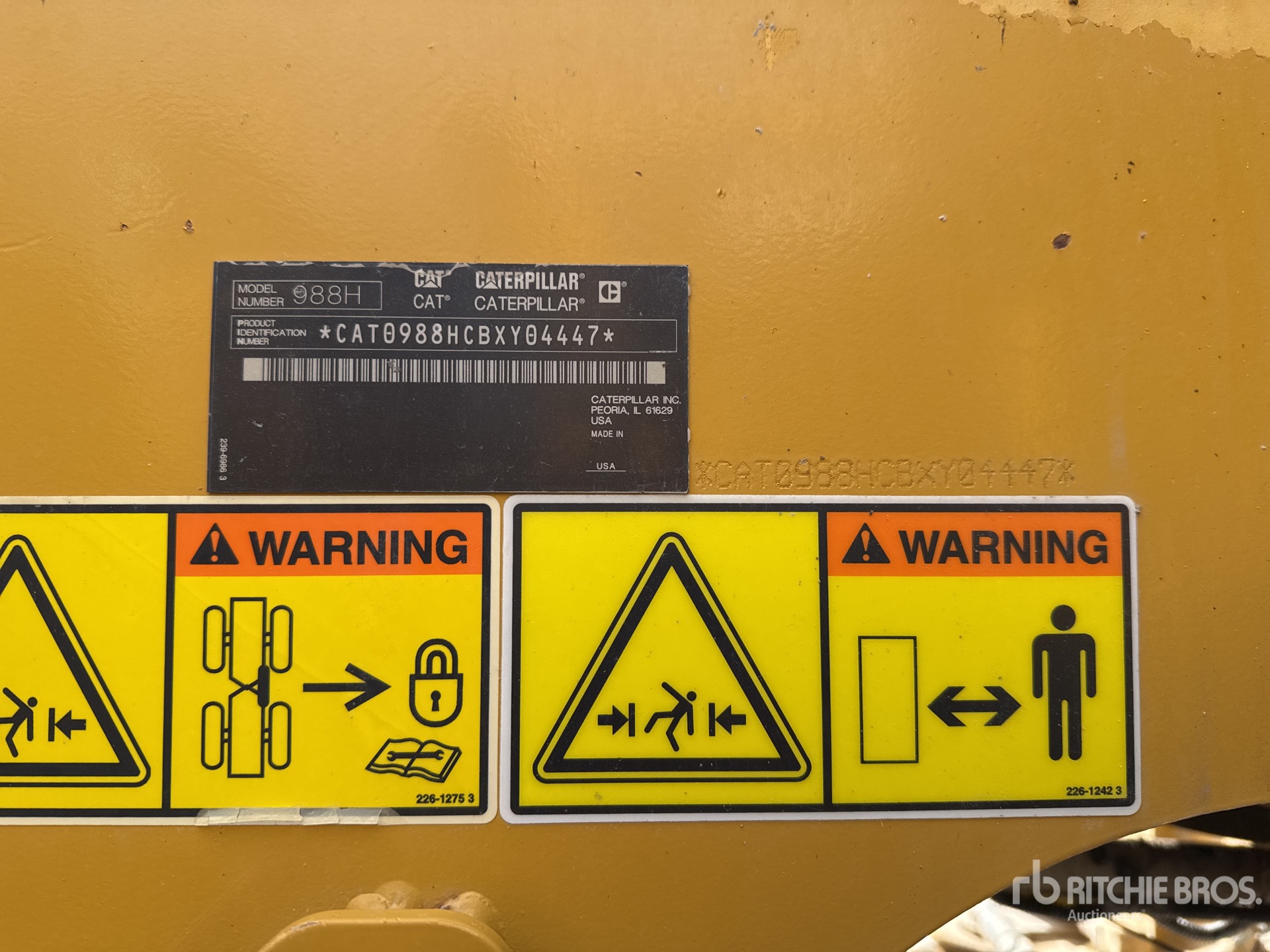 General Appearance with N.º de serie/VIN