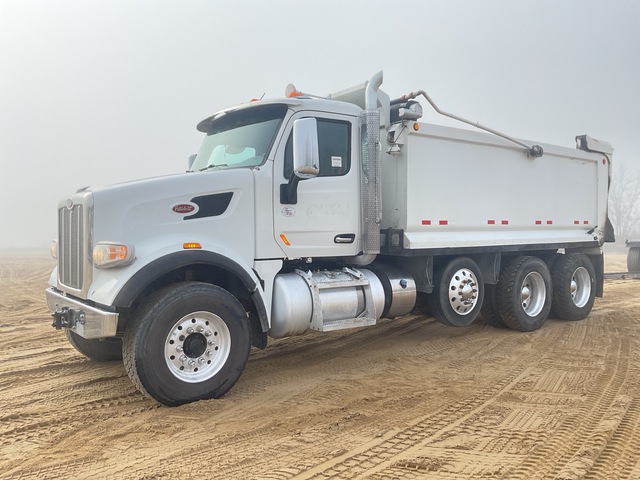 2020 Peterbilt 576 8x4 Transfer Tri/A Dump Truck