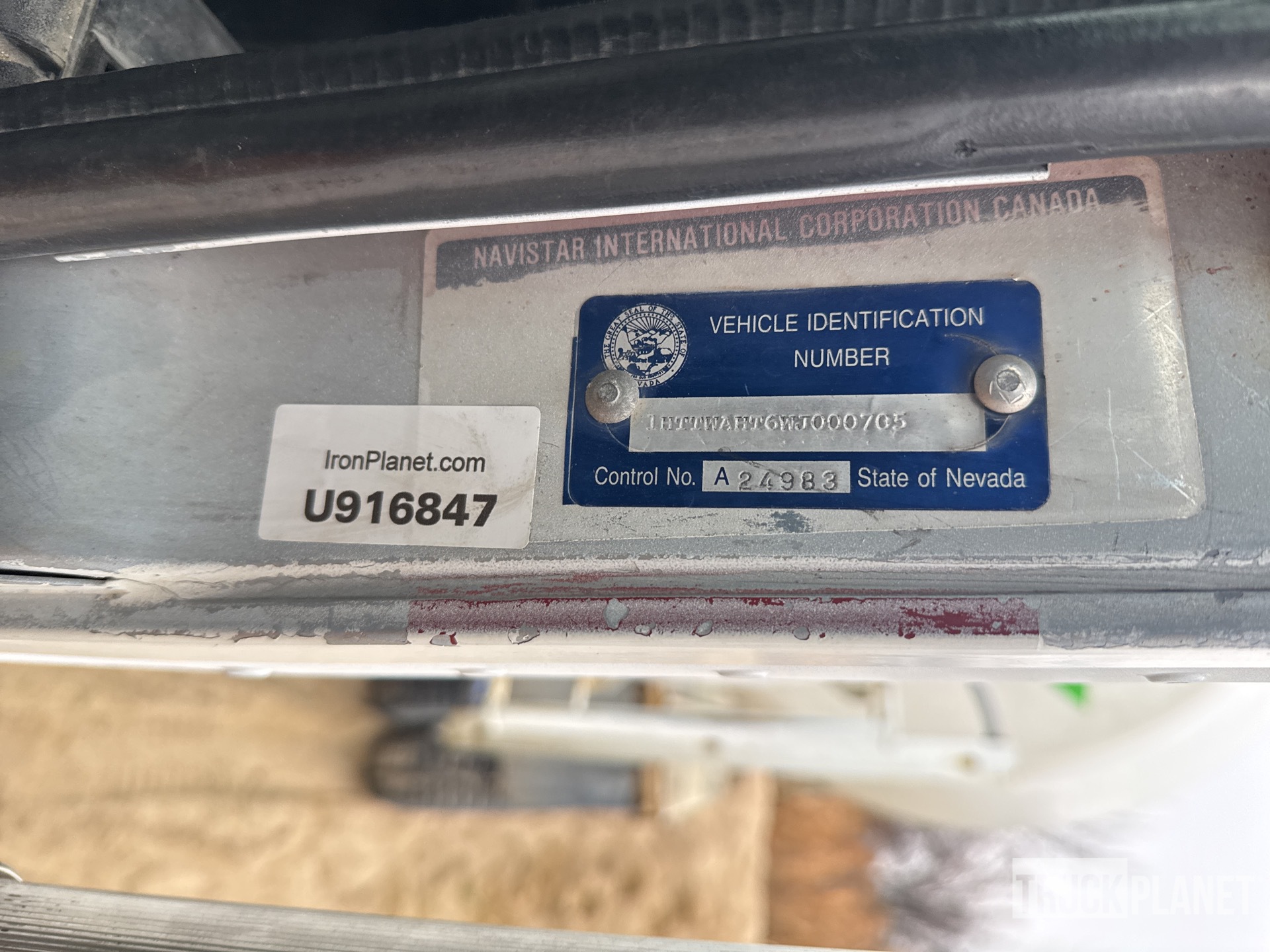 General Appearance with Numero seriale/numero d’identificazione del veicolo (VIN)