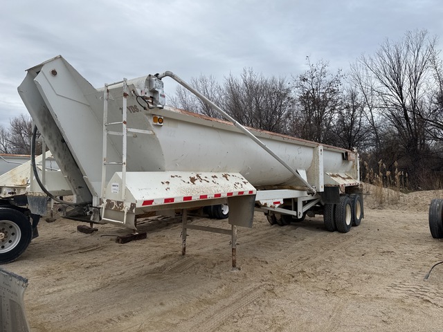 2001 Western 32 ft T/A End Dump Trailer