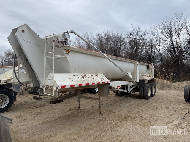 2001 Western 32 Ft T/a End Dump Trailer
