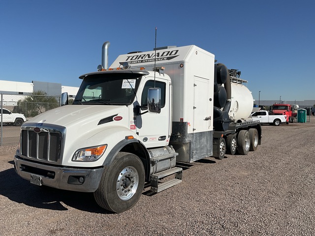 2024 Tornado Global Hydrovacs F3 Echo Lite on 2025 Peterbilt 548 10x4 Vacuum Excavator Truck