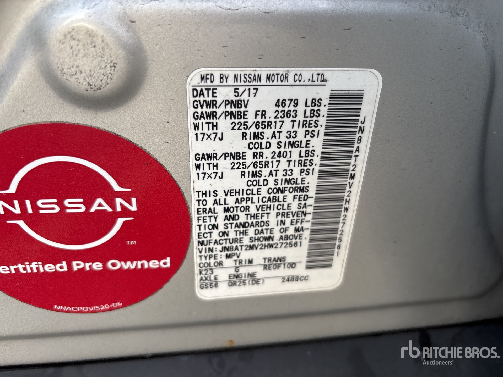 General Appearance with Numéro de série/Numéro d'identification du véhicule automobile