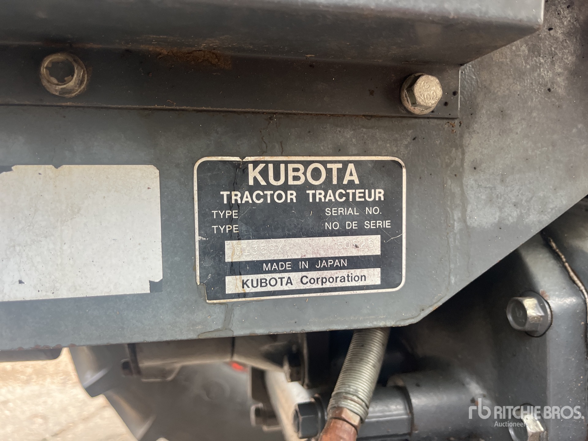 General Appearance with N.º de serie/VIN