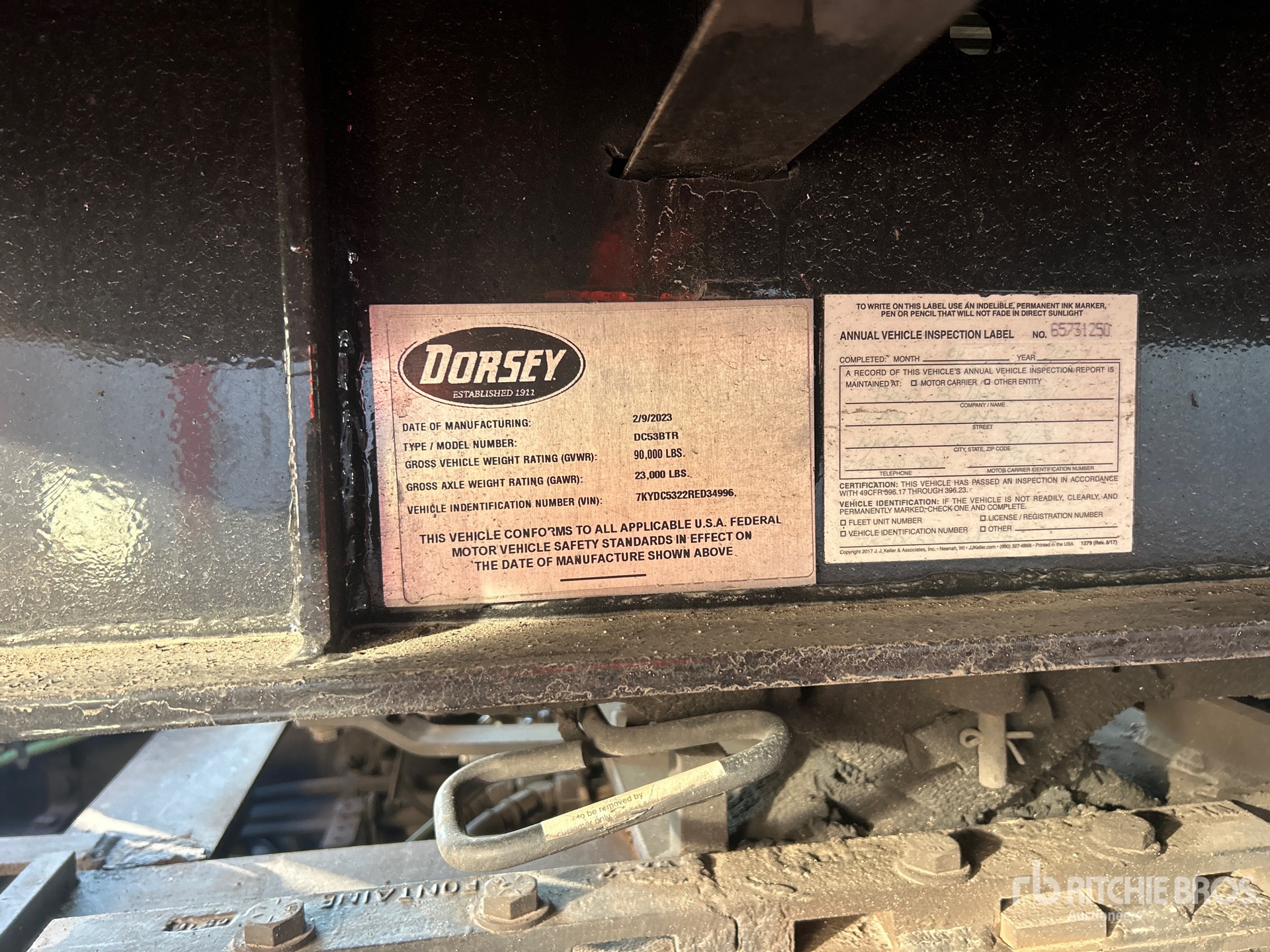 General Appearance with N.º de serie/VIN