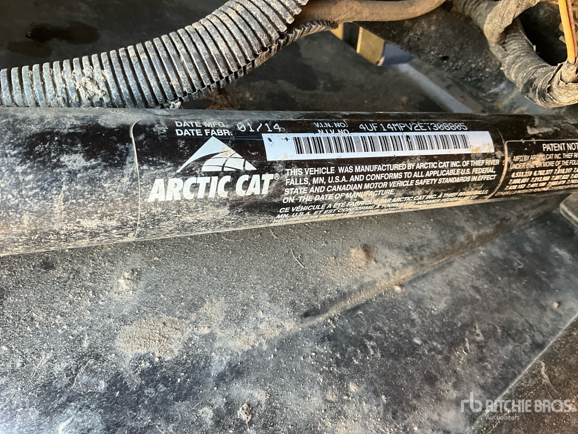 General Appearance with N.º de serie/VIN