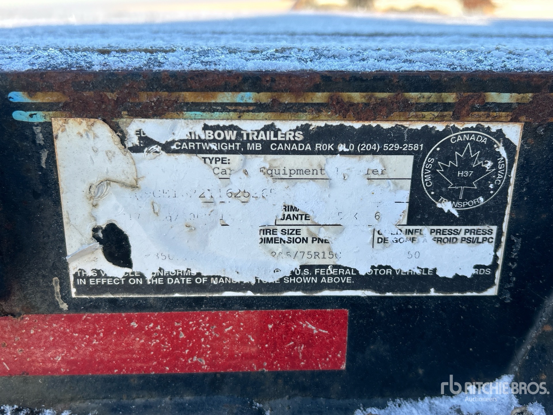 General Appearance with N.º de serie/VIN