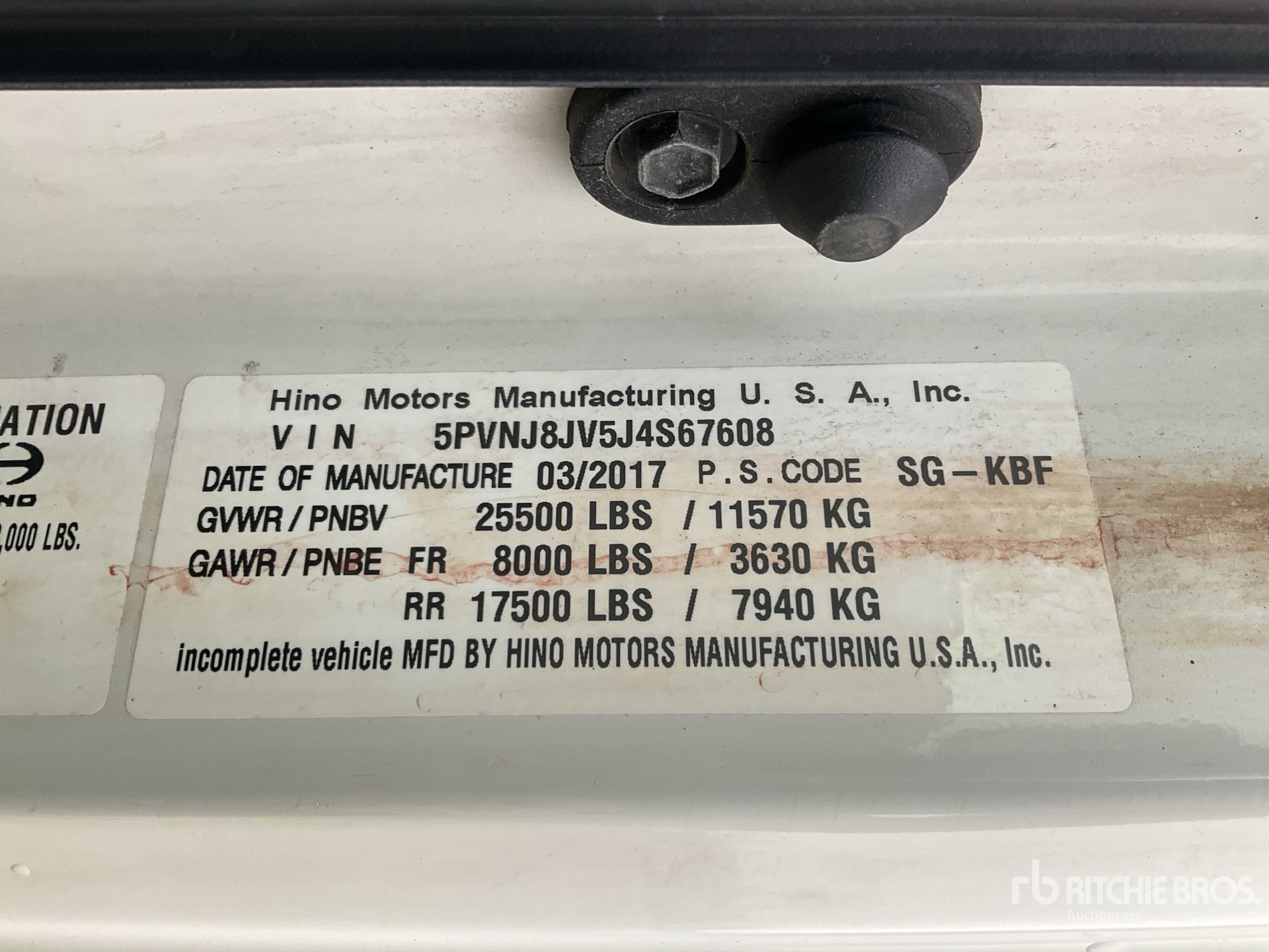 General Appearance with Seriennummer / FIN