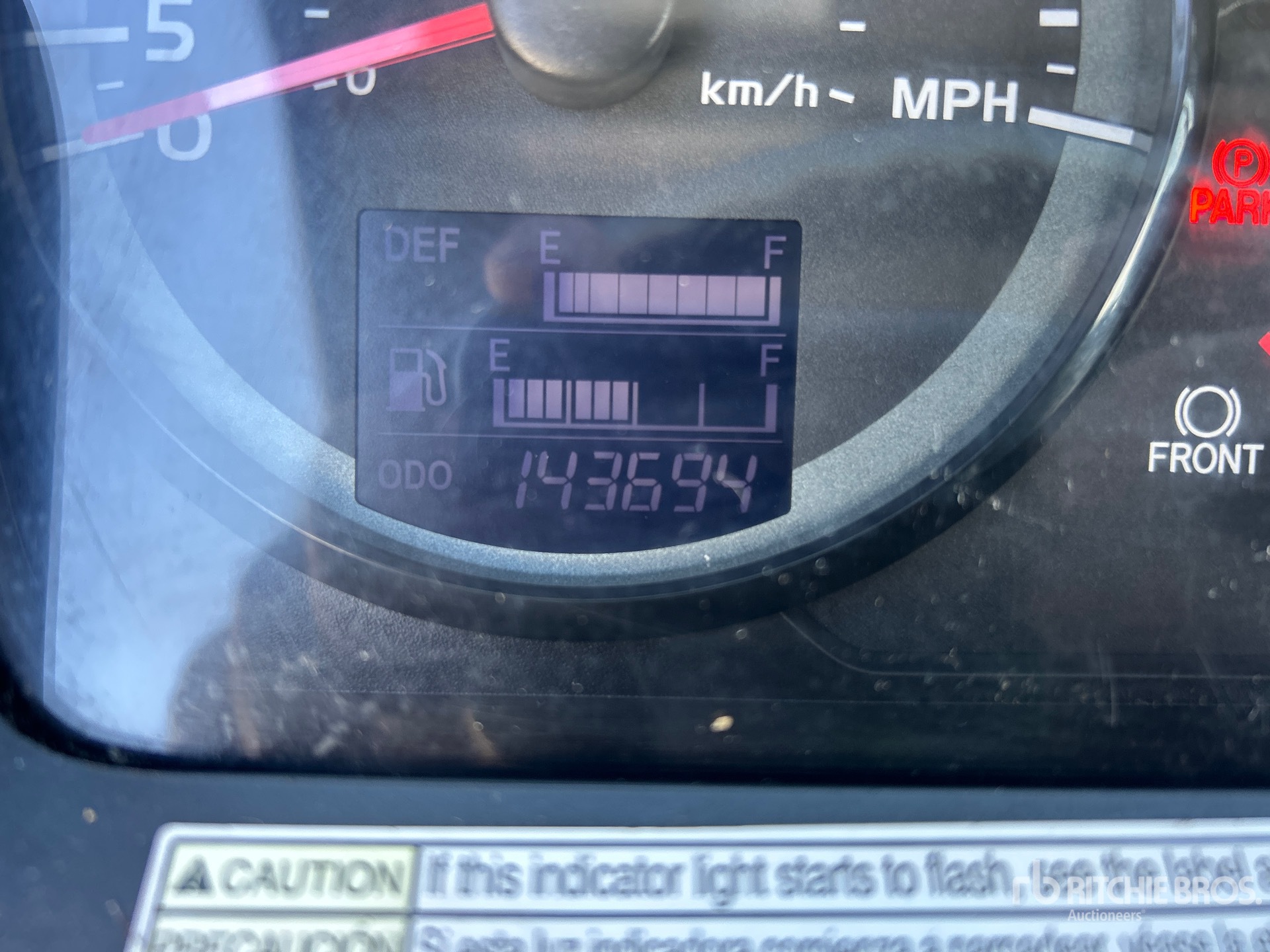 General Appearance with Hour Meter / Odometer