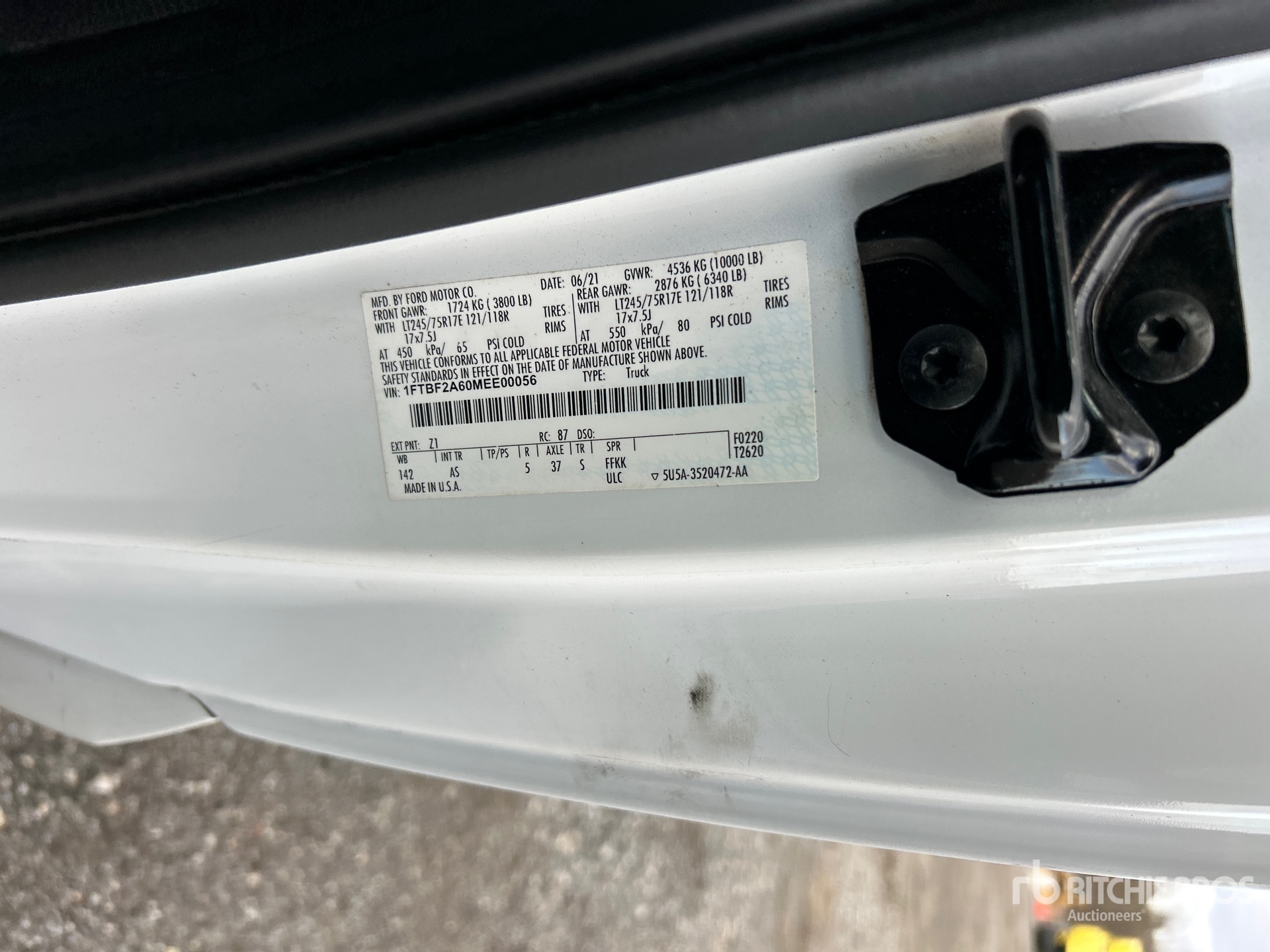 General Appearance with Second Serial Number/VIN Photo