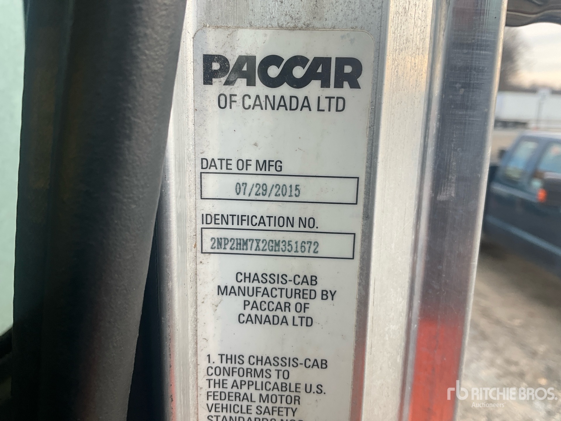 General Appearance with Numero seriale/numero d’identificazione del veicolo (VIN)