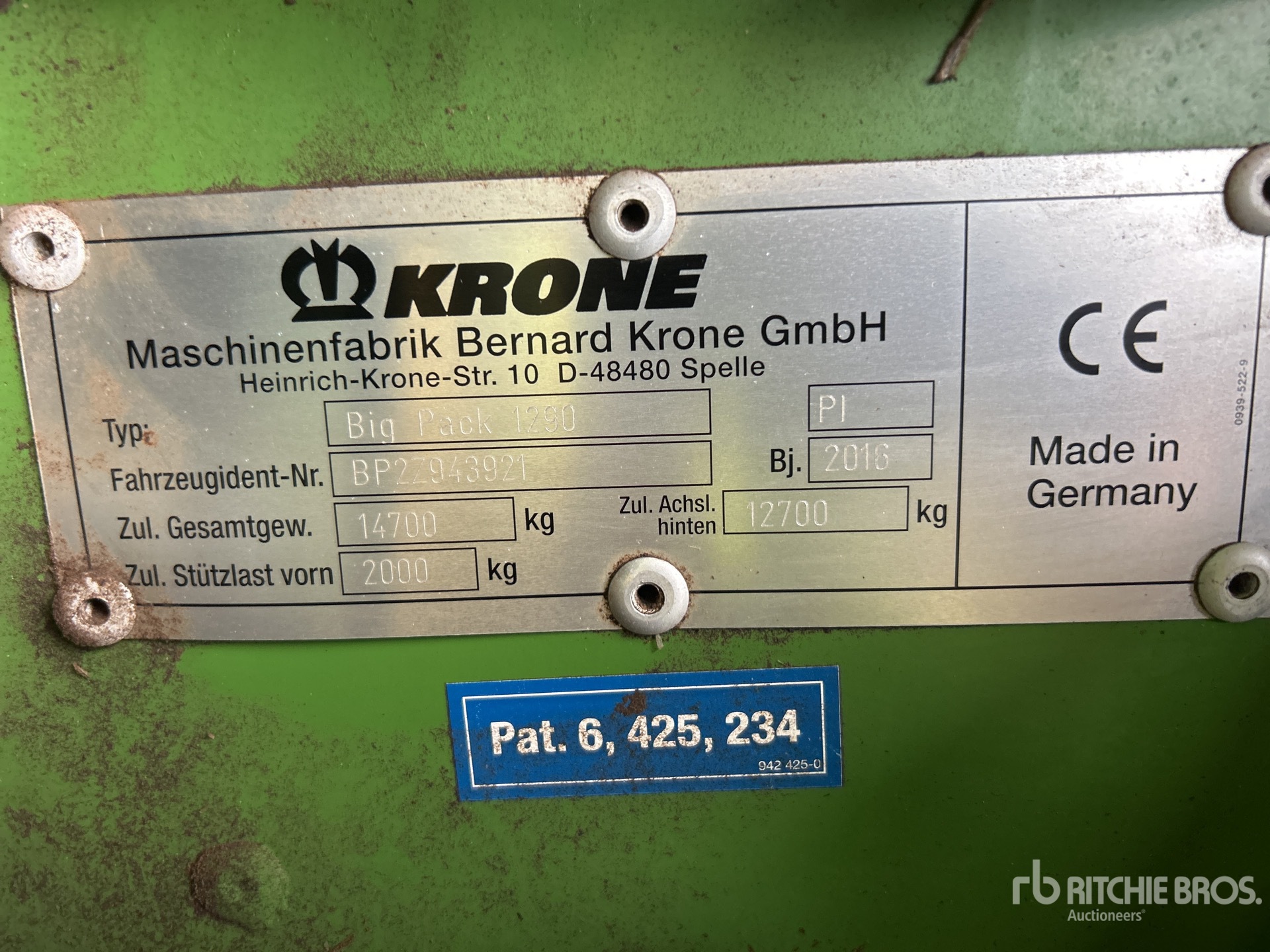 General Appearance with Numero seriale/numero d’identificazione del veicolo (VIN)
