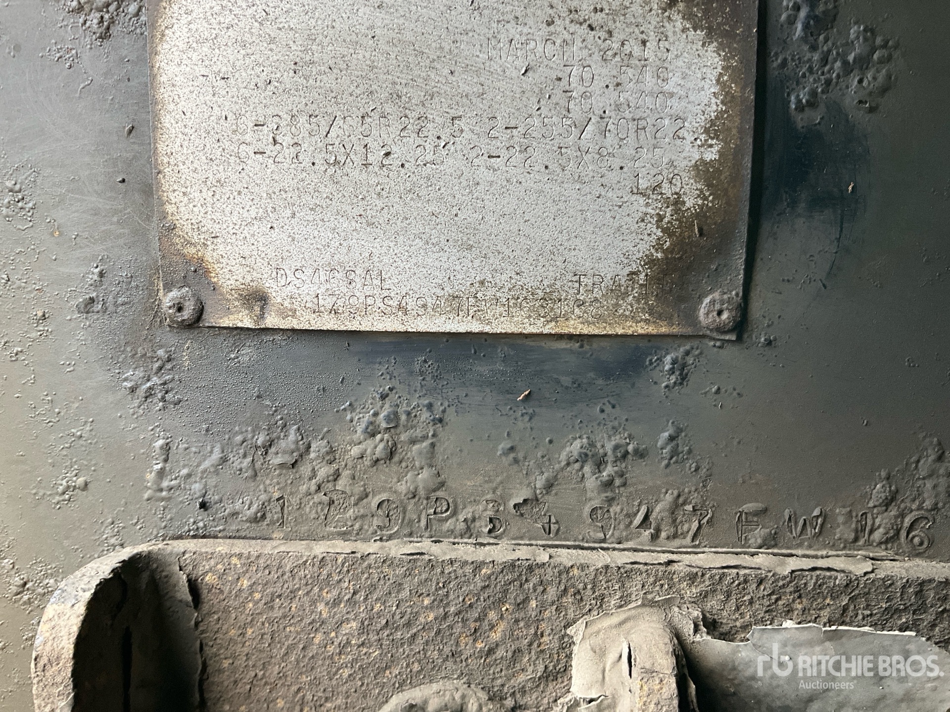 General Appearance with N.º de serie/VIN