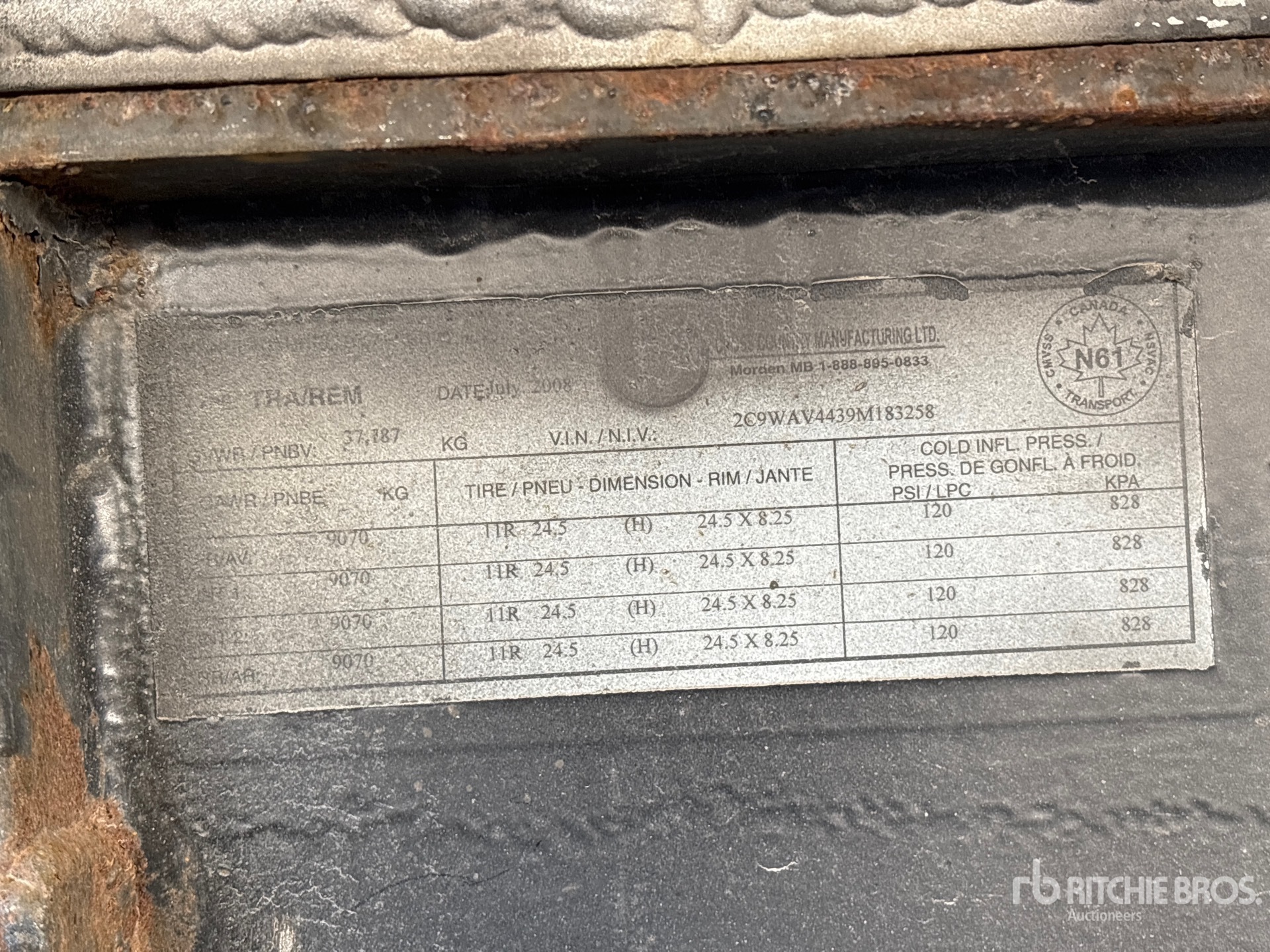 General Appearance with Seriennummer / FIN