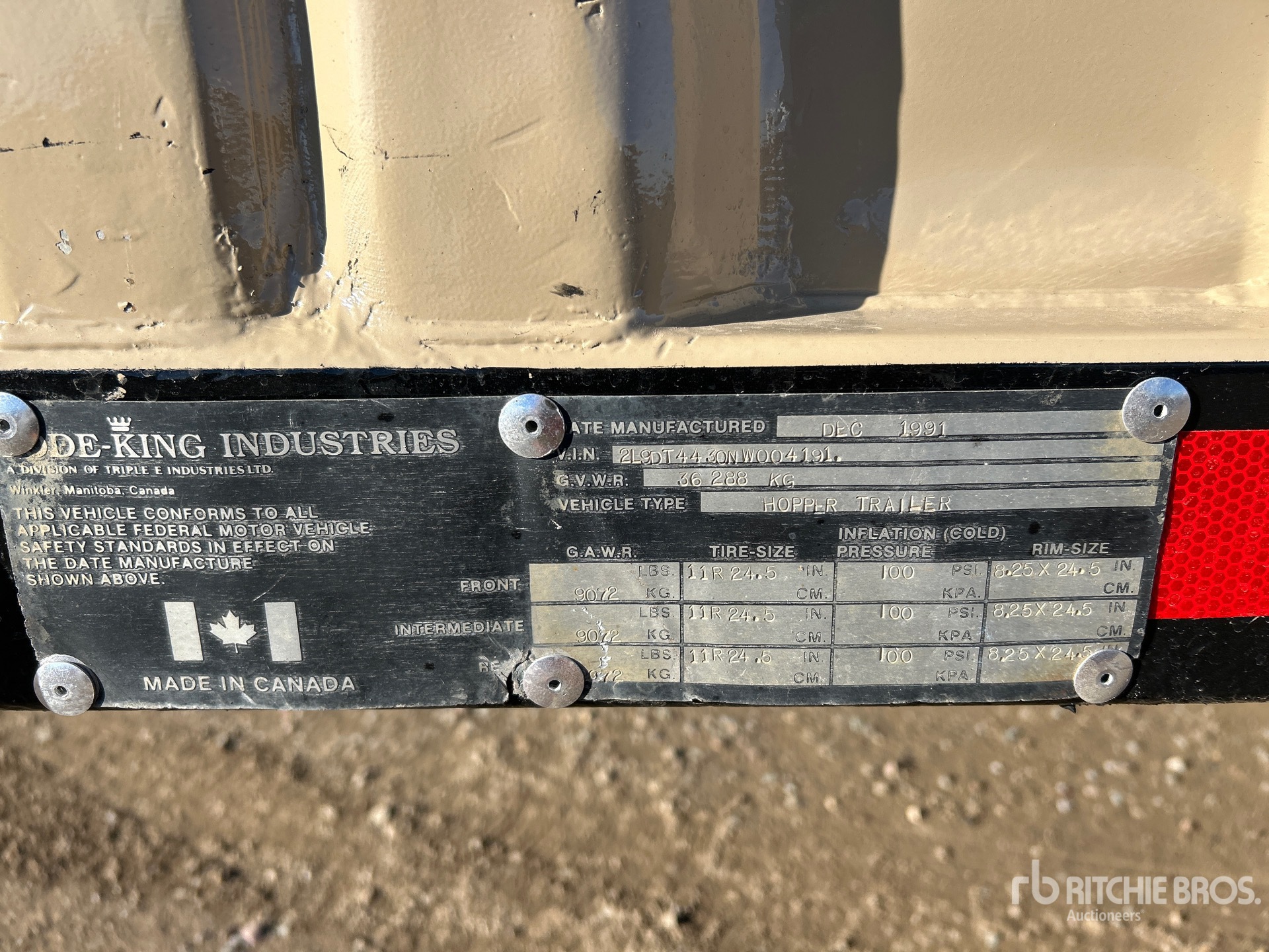 General Appearance with Numero seriale/numero d’identificazione del veicolo (VIN)