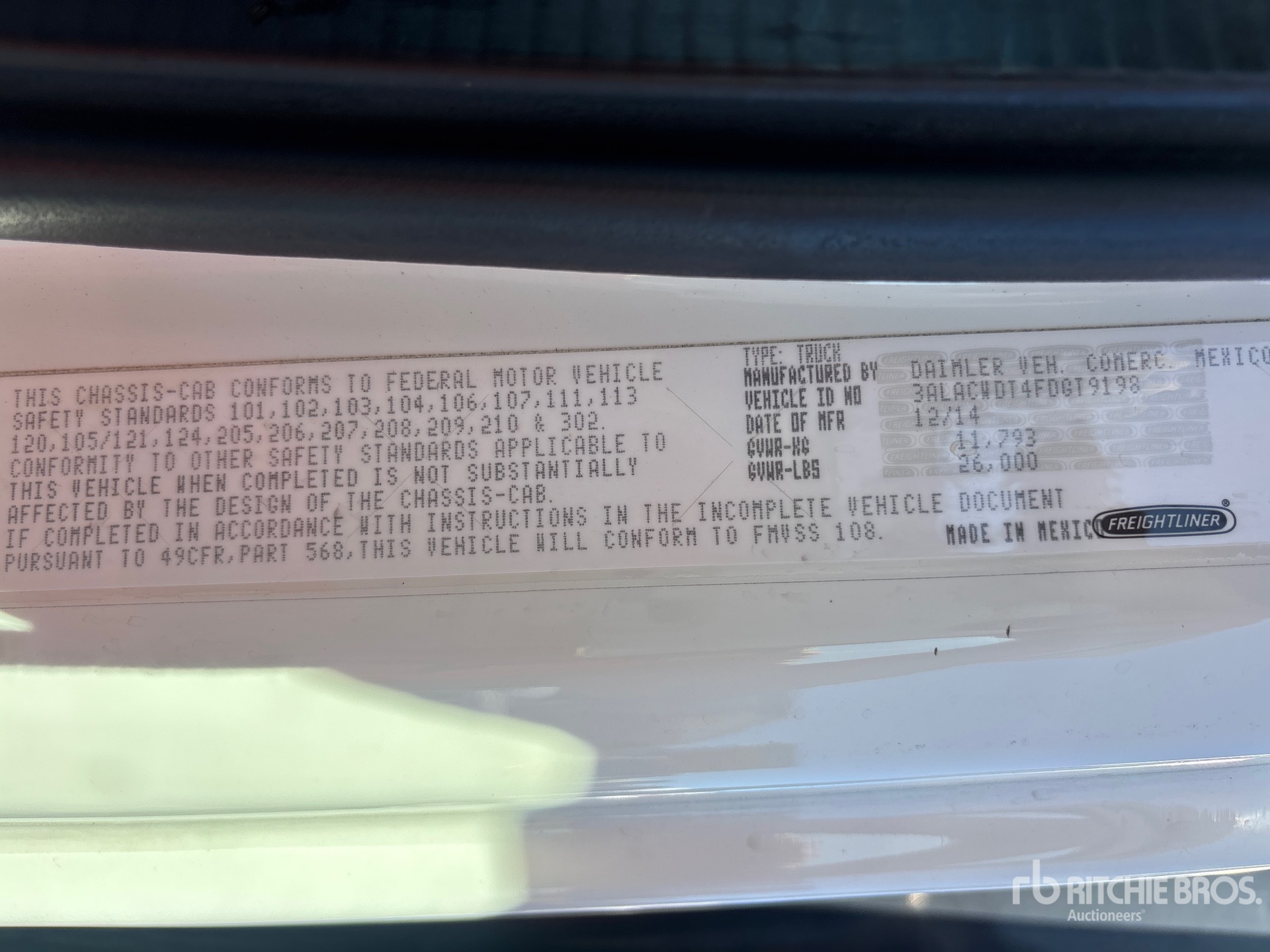 General Appearance with Seriennummer / FIN