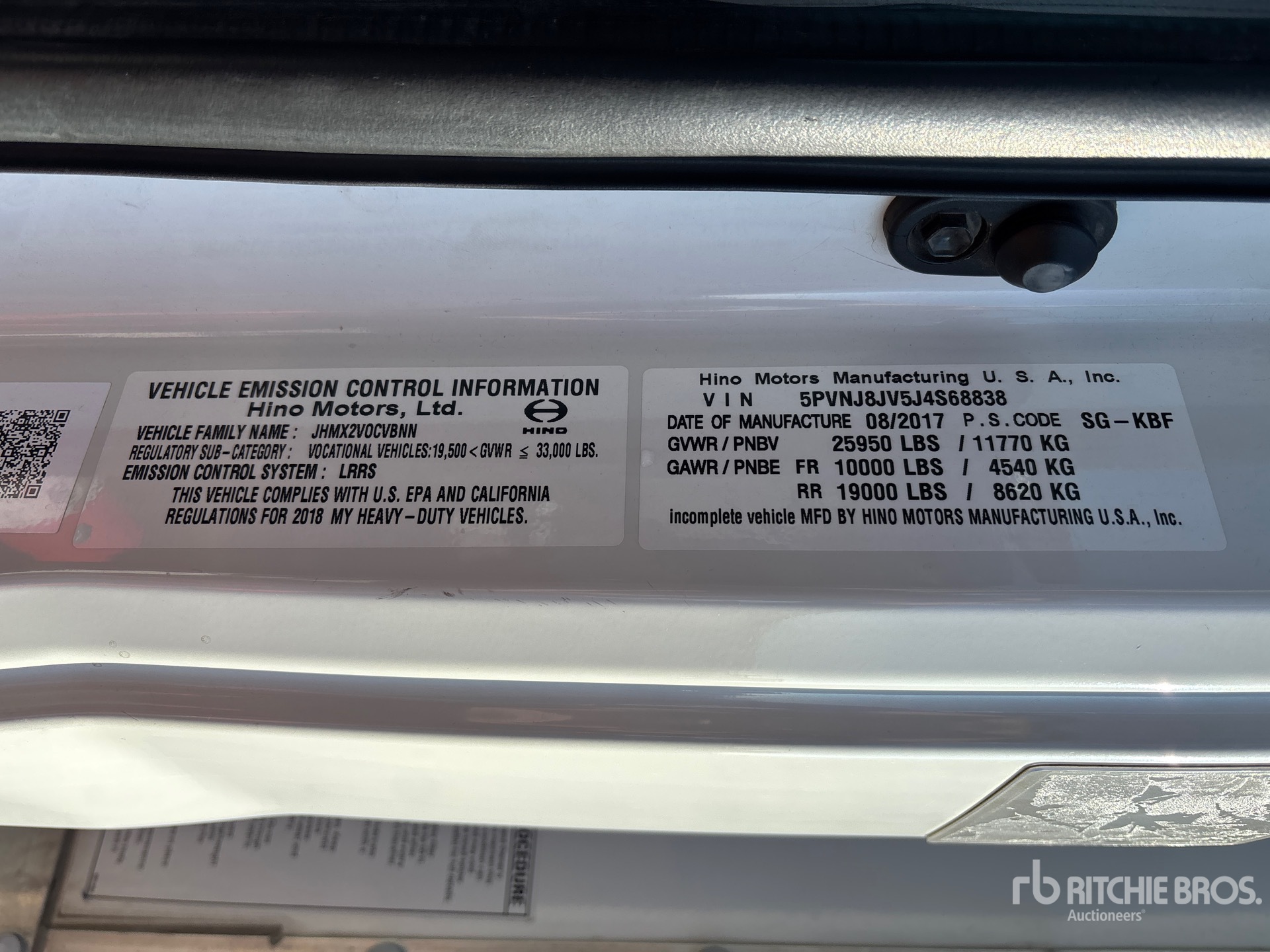 General Appearance with Seriennummer / FIN