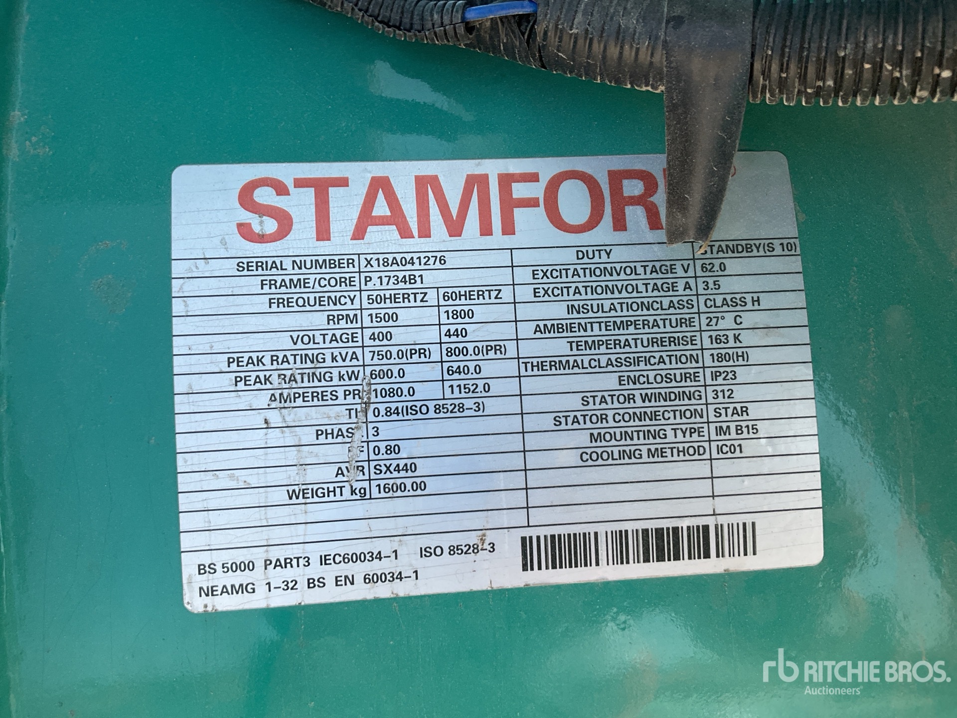 General Appearance with Numero seriale/numero d’identificazione del veicolo (VIN)