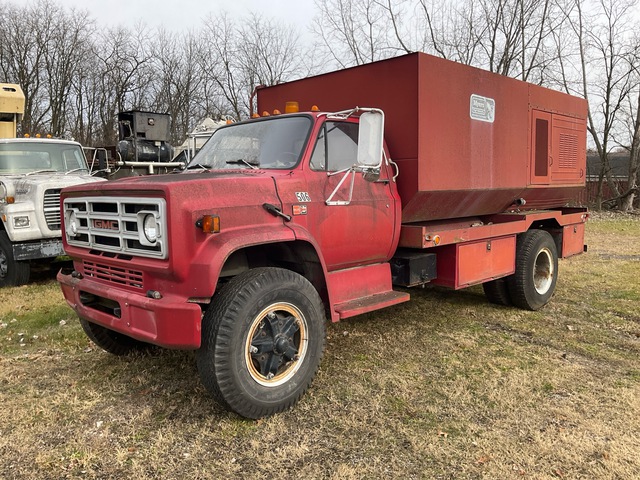 Myers MHV7-20L75 on 1982 GMC C7000 4x2 Sewer Rodder Truck
