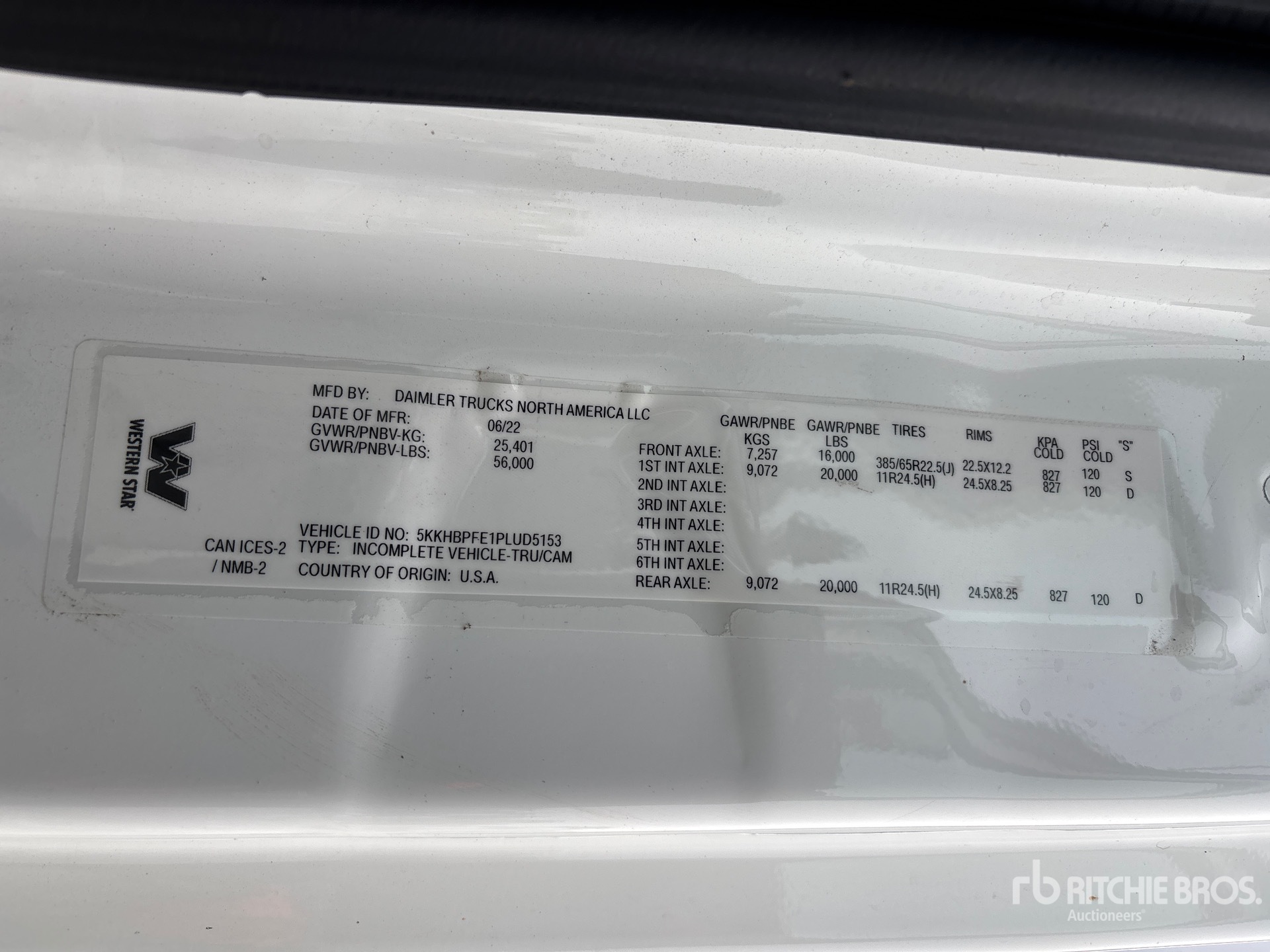 General Appearance with Numer seryjny/numer identyfikacyjny pojazdu