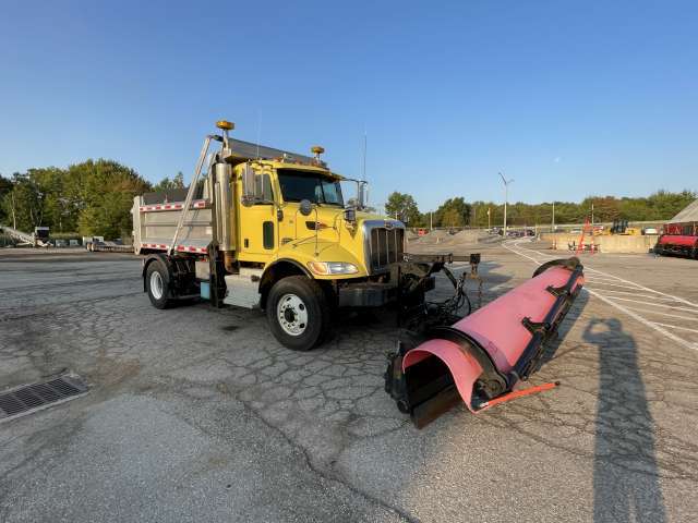 2012 Peterbilt 348 S/A Snow Plow/Dump Truck- D7695