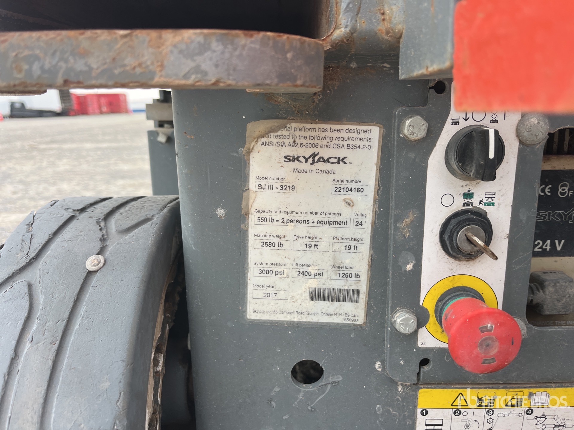 General Appearance with N.º de serie/VIN