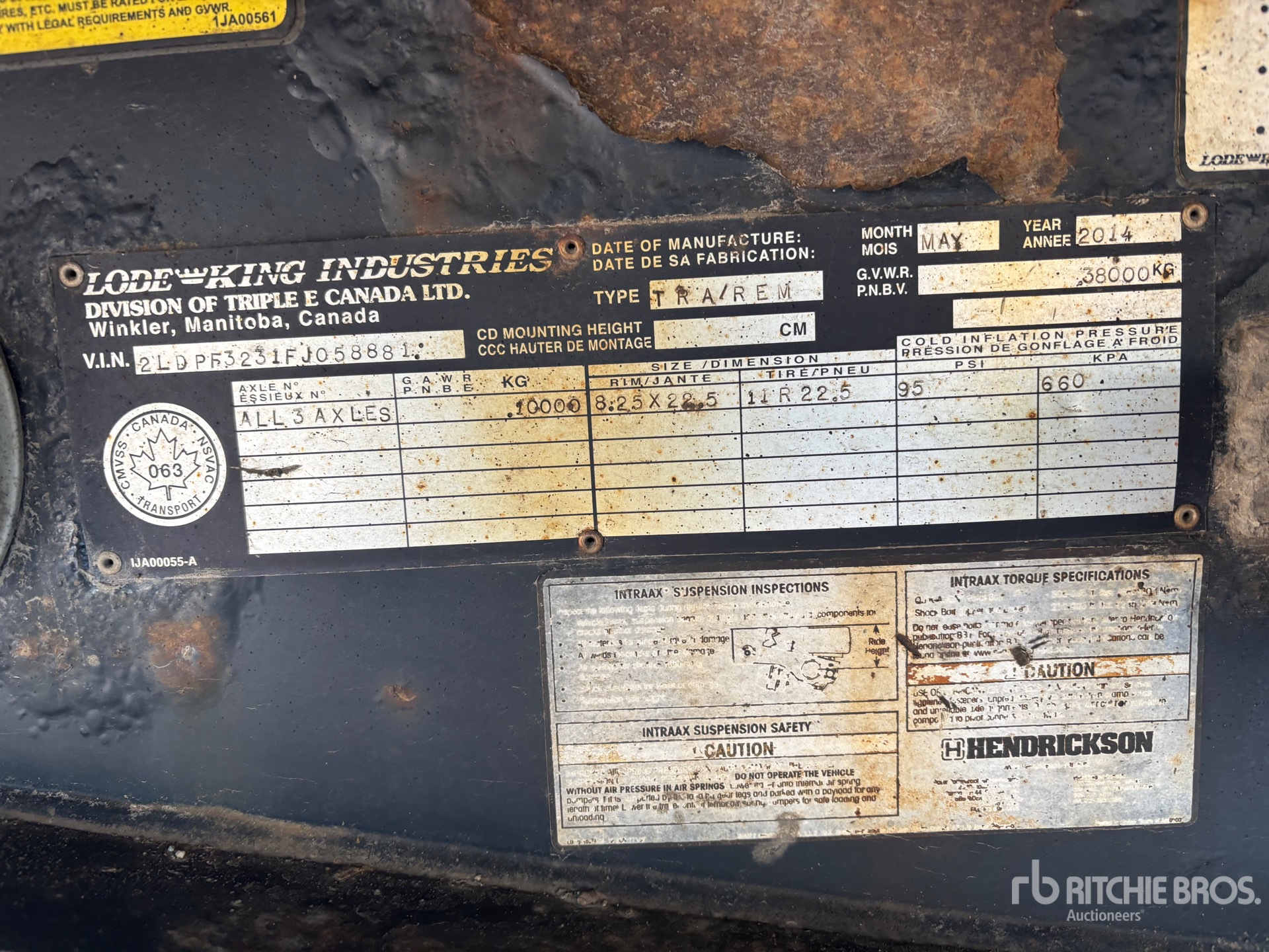 General Appearance with Seriennummer / FIN