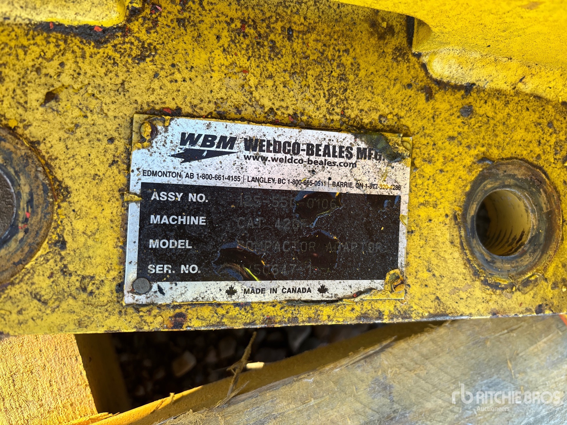 General Appearance with N.º de serie/VIN