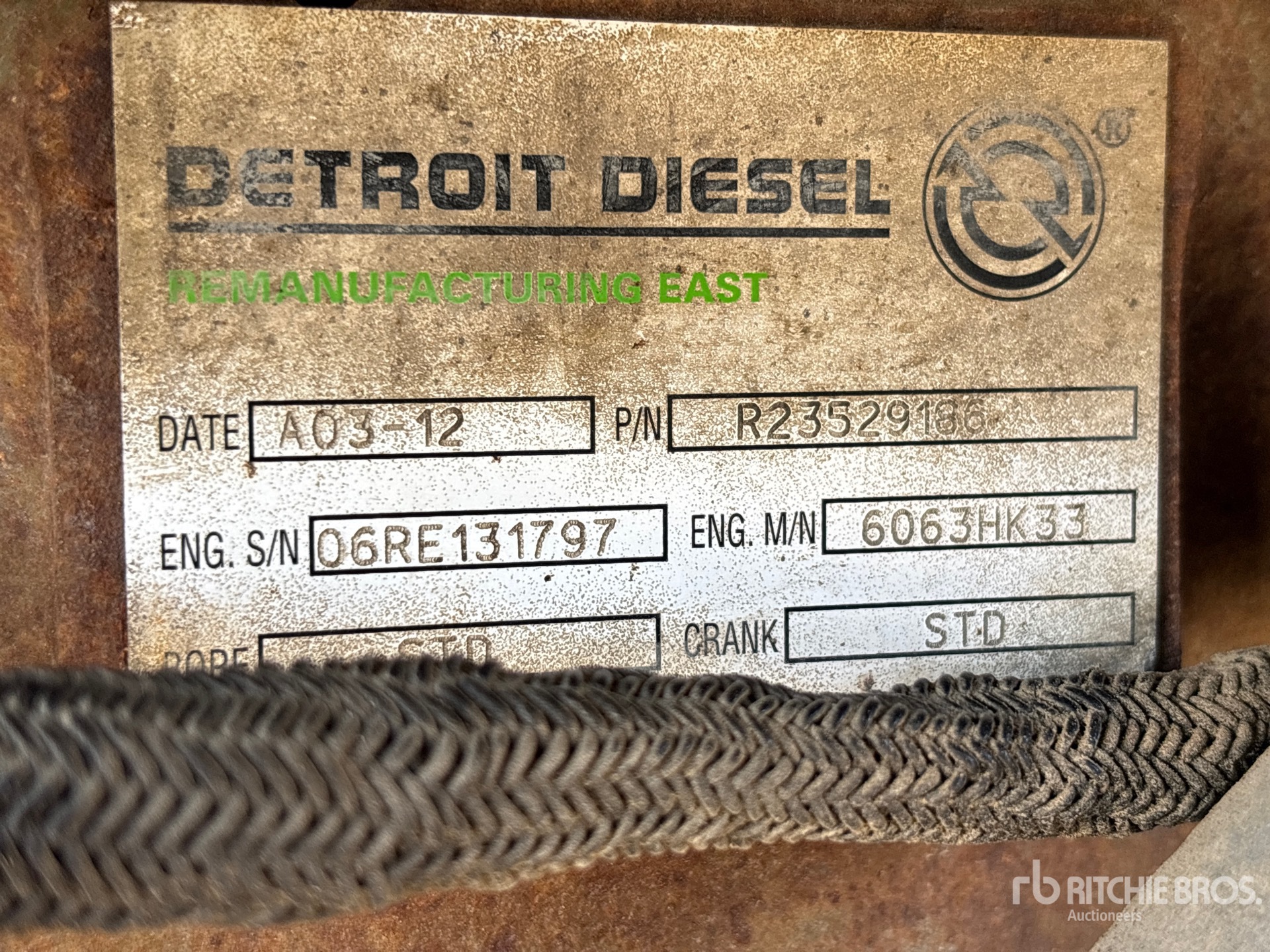 General Appearance with Numer seryjny/numer identyfikacyjny pojazdu