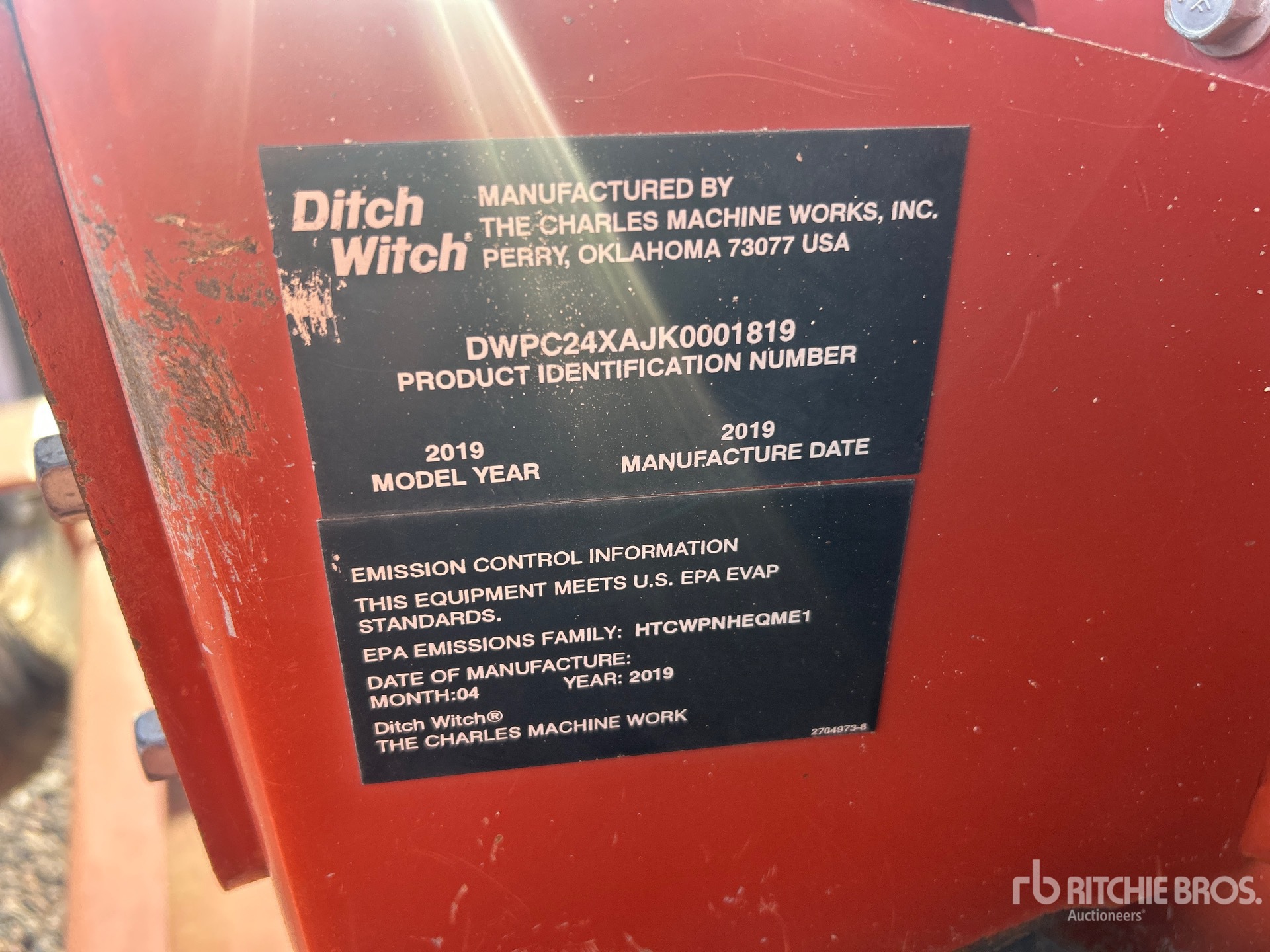 General Appearance with Numéro de série/Numéro d'identification du véhicule automobile