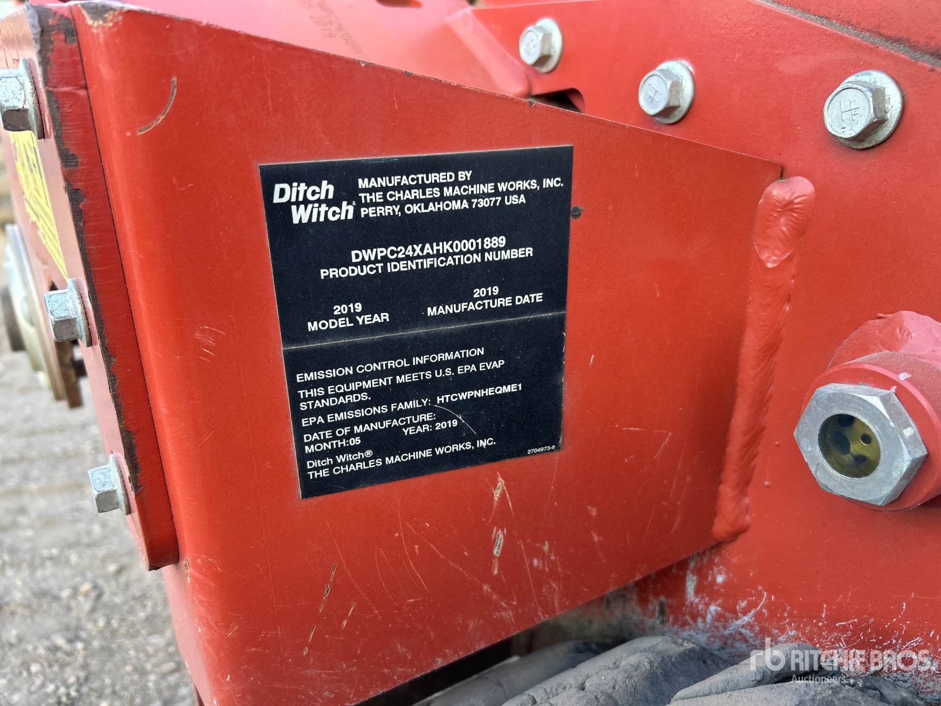 General Appearance with Numer seryjny/numer identyfikacyjny pojazdu