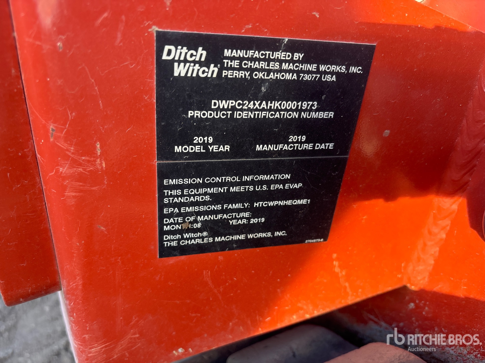 General Appearance with Numer seryjny/numer identyfikacyjny pojazdu