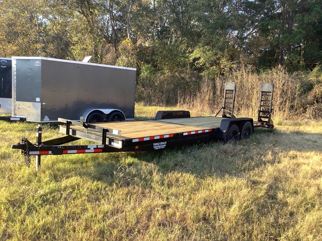 2023 Triple Crown 12025 lb 24 ft T/A Equipment Trailer