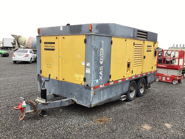 2016 Atlas Copco XAS1800CDT4 1800 cfm Mobile Air Compressor