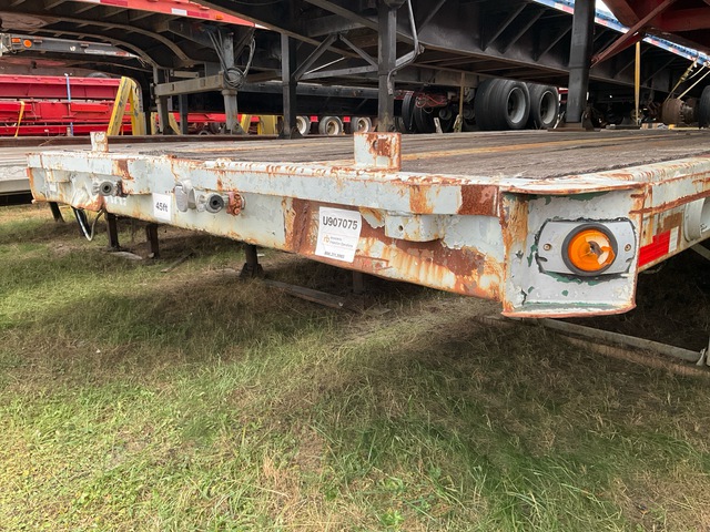 1985 Great Dane 45 ft T/A Flatbed Trailer